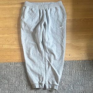 Nike Mens Light Gray Joggers